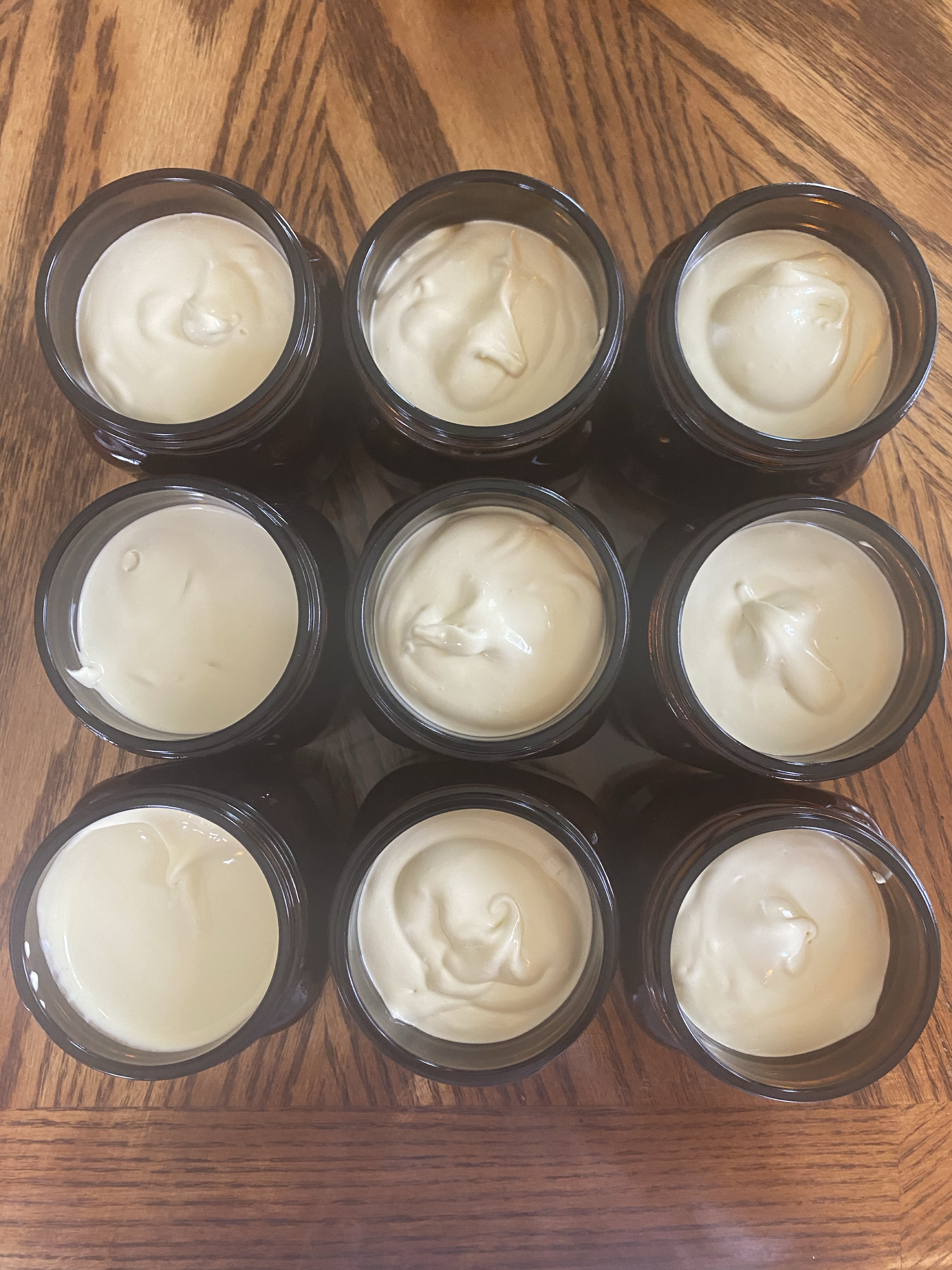 Body butter jars